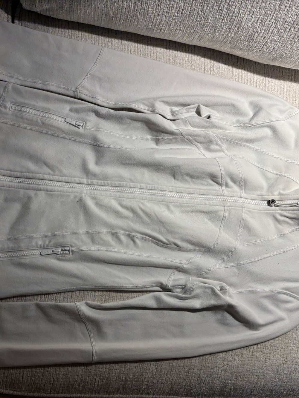 lululemon athletica Light Gray Men's Zip-Up Joggers